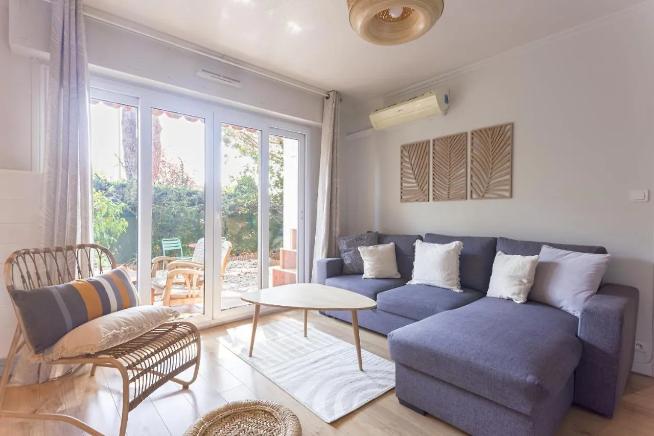 아파트 Beauvallon Plage - Magnifique T2 Avec Jardin, Proche Centre, Mer 앙티브